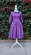 Original Retro Swing Dress in Purple