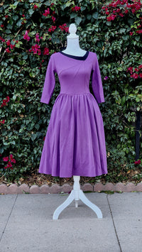 Original Retro Swing Dress in Purple