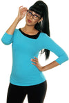 Original Retro Top in Blue