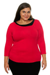Original Retro Top in Red
