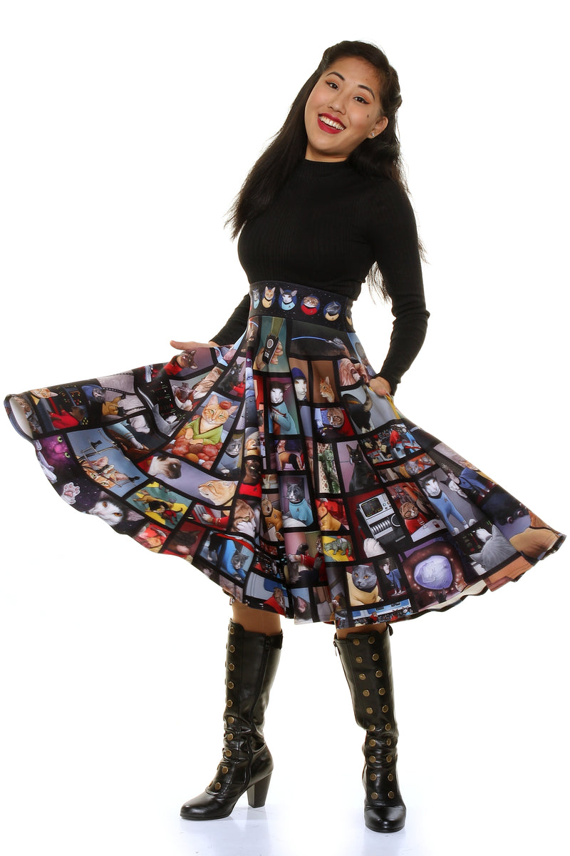 Star Trek™ TOS CATS Midi Skirt
